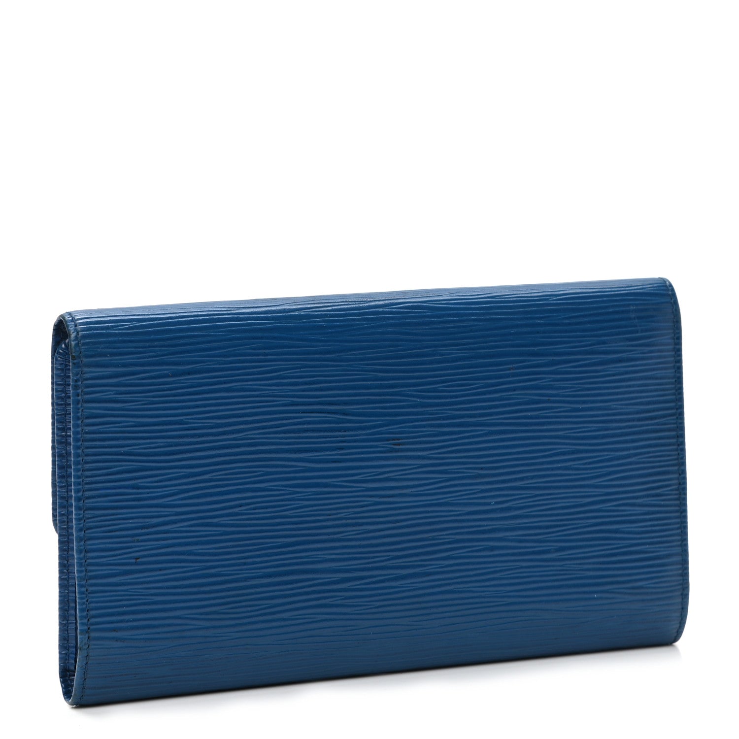 Louis Vuitton Epi Porte-Monnaie Billets Tresor Wallet Myrtille 3 of 11