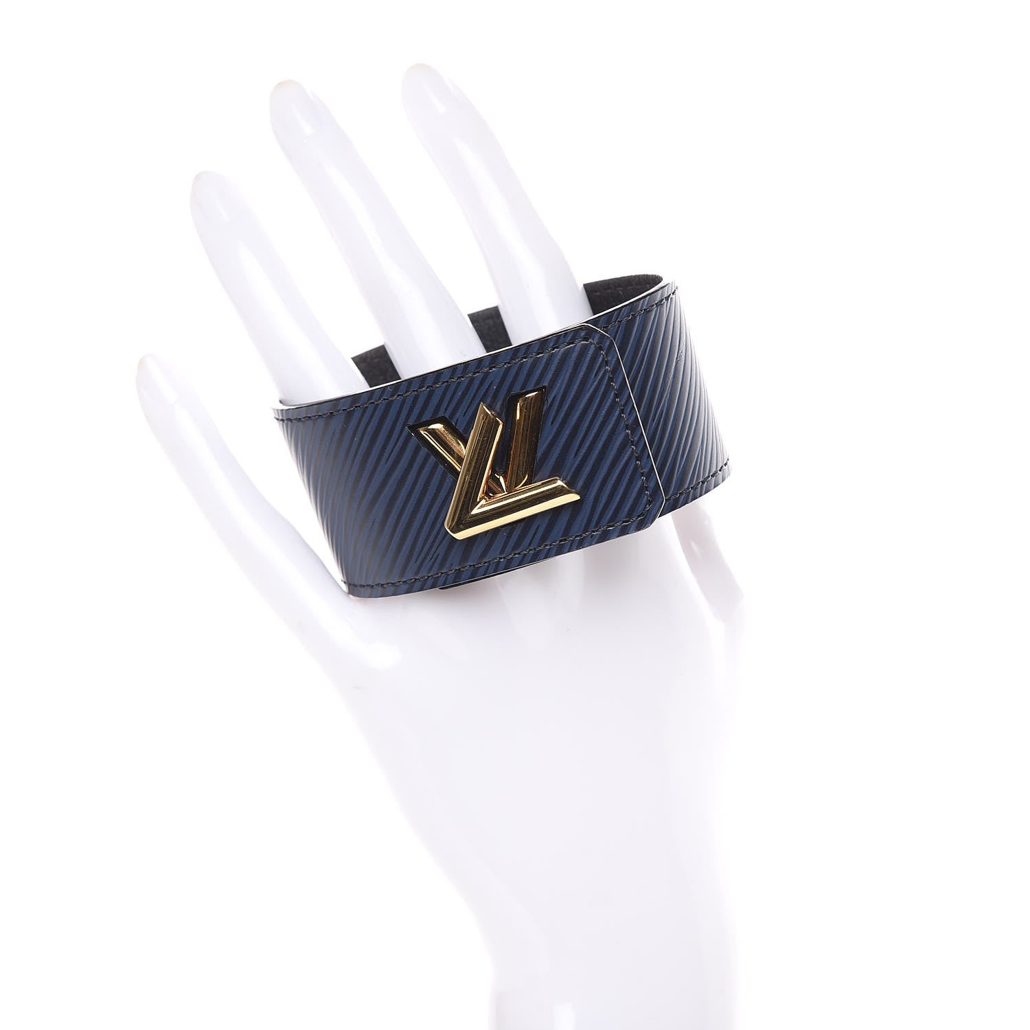Louis Vuitton Epi Twist It Cuff 19 Indigo 2 of 6