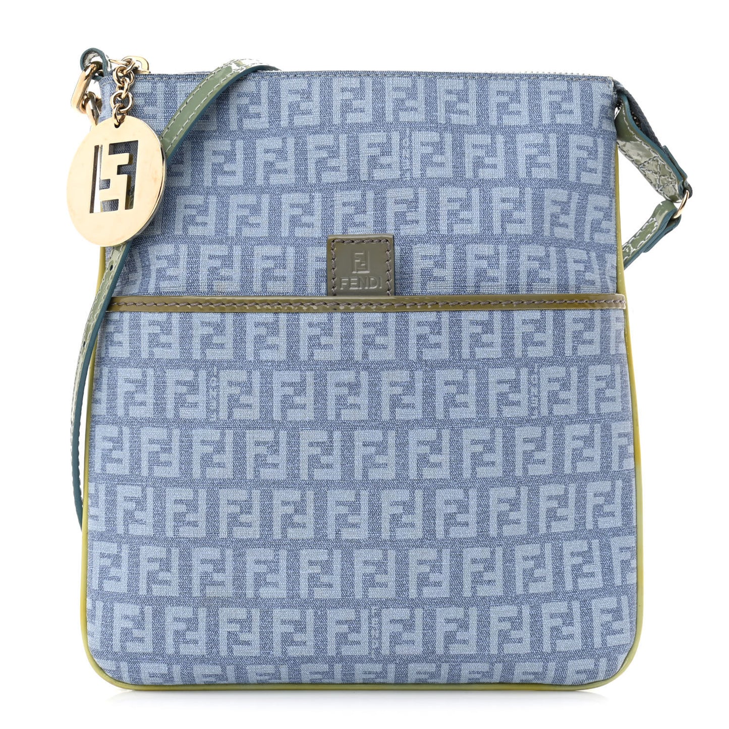 Zucchino Patent Small Forever Crossbody Celeste Grigio Lunai Multicolor