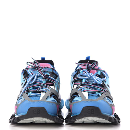 Balenciaga Mesh Nylon Womens Track Sneakers 41 Blue Black 2 of 7