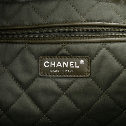 Chanel Shiny Calfskin Quilted Chanel 22 Khaki 6 of 13