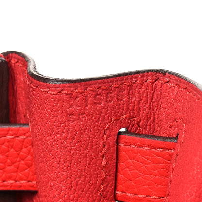 Hermes Togo Kelly Retourne 28 Rouge Tomate 7 of 10