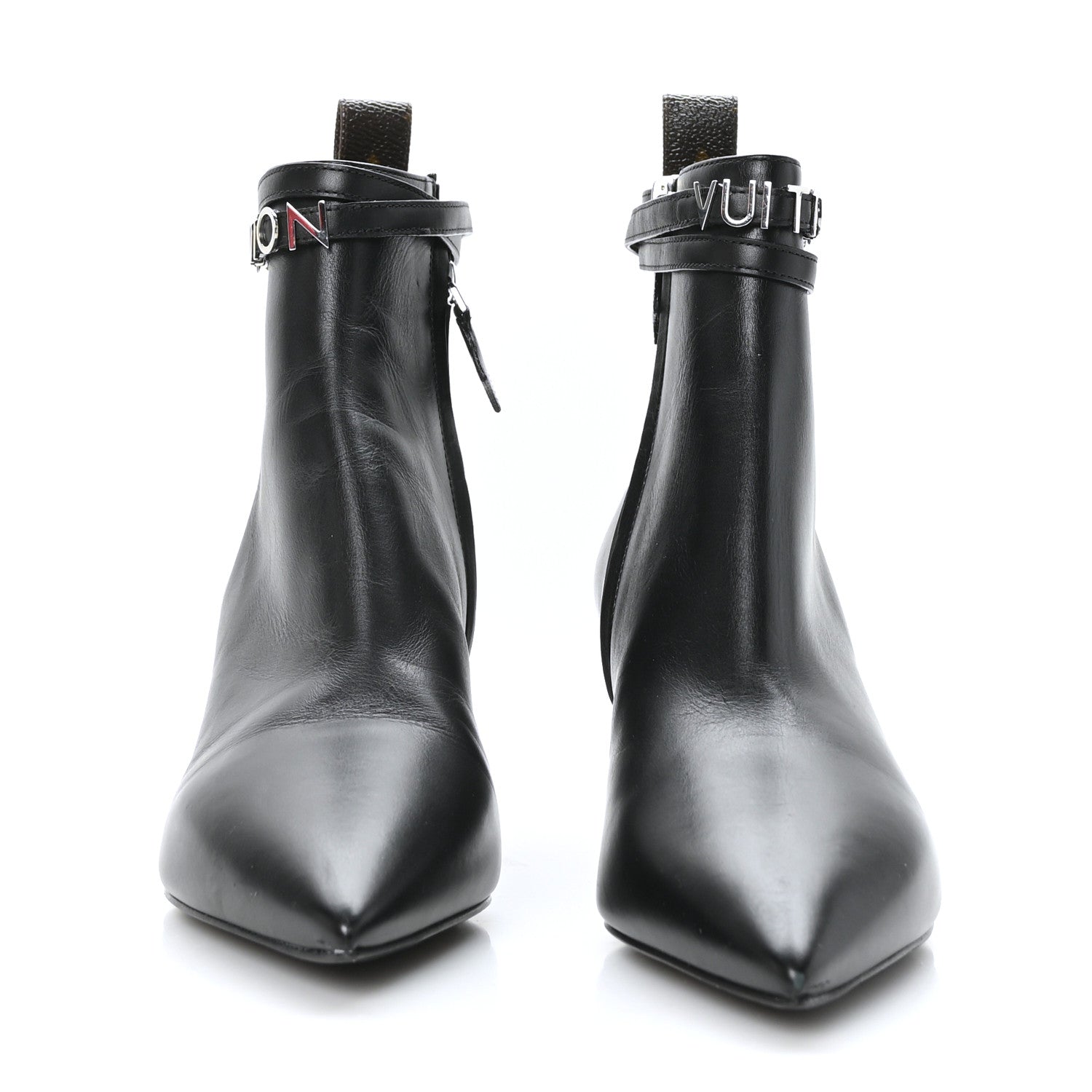 Louis Vuitton Calfskin Call Back Ankle Boots 36 Black 2 of 7