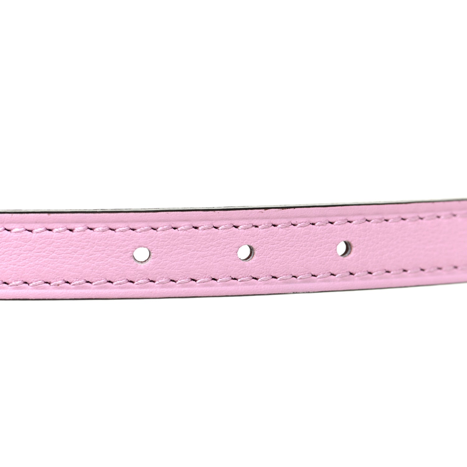 Hermes Epsom Swift 13mm Focus Belt 75 Mauve Sylvestre Rouge Sellier 6 of 6