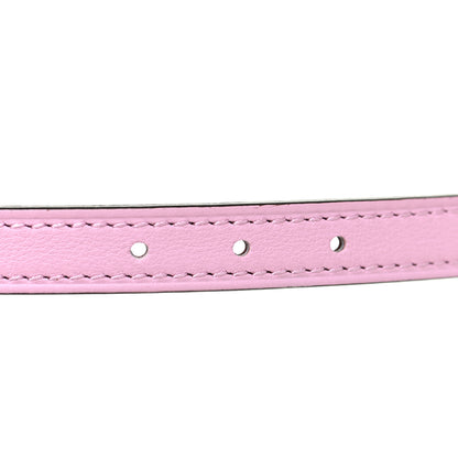 Hermes Epsom Swift 13mm Focus Belt 75 Mauve Sylvestre Rouge Sellier 6 of 6