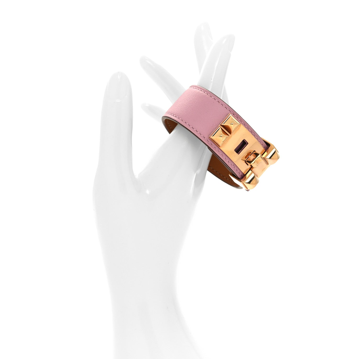 Hermes Swift Collier de Chien CDC 24 Bracelet Mauve Sylvestre 2 of 5