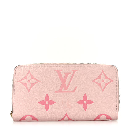 Louis Vuitton Empreinte Monogram Giant By The Pool Zippy Wallet Bouton De Rose 1 of 9