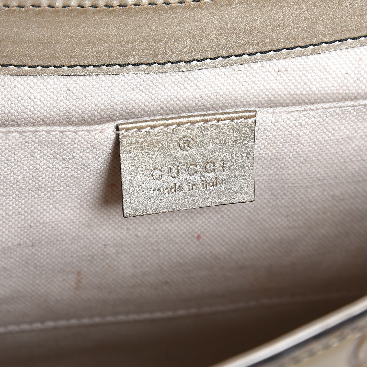 Gucci Guccissima Medium Emily Chain Shoulder Bag Gold 6 of 8