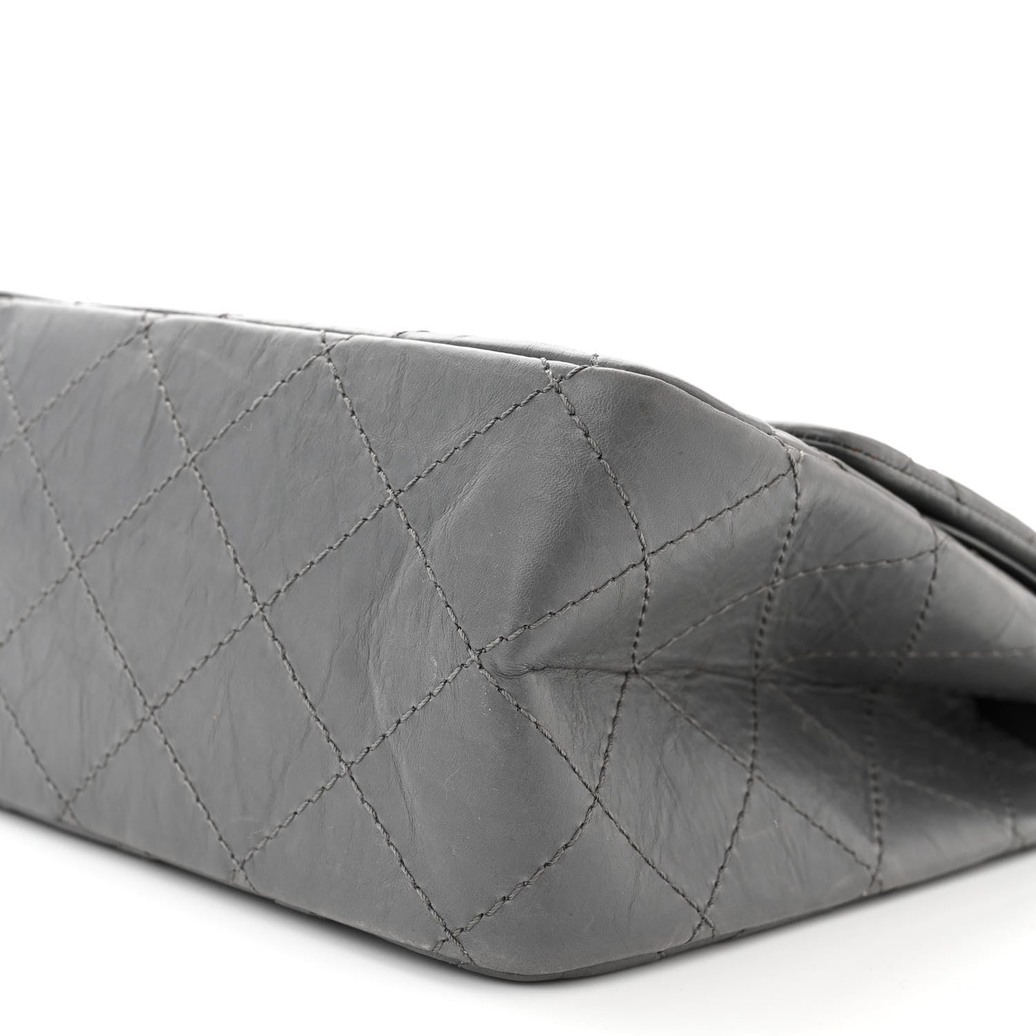 Chanel Aged Calfskin Quilted 2.55 Reissue 227 Flap Dark Grey 10 of 10