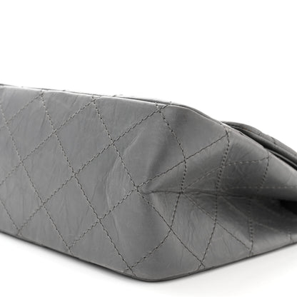 Chanel Aged Calfskin Quilted 2.55 Reissue 227 Flap Dark Grey 10 of 10