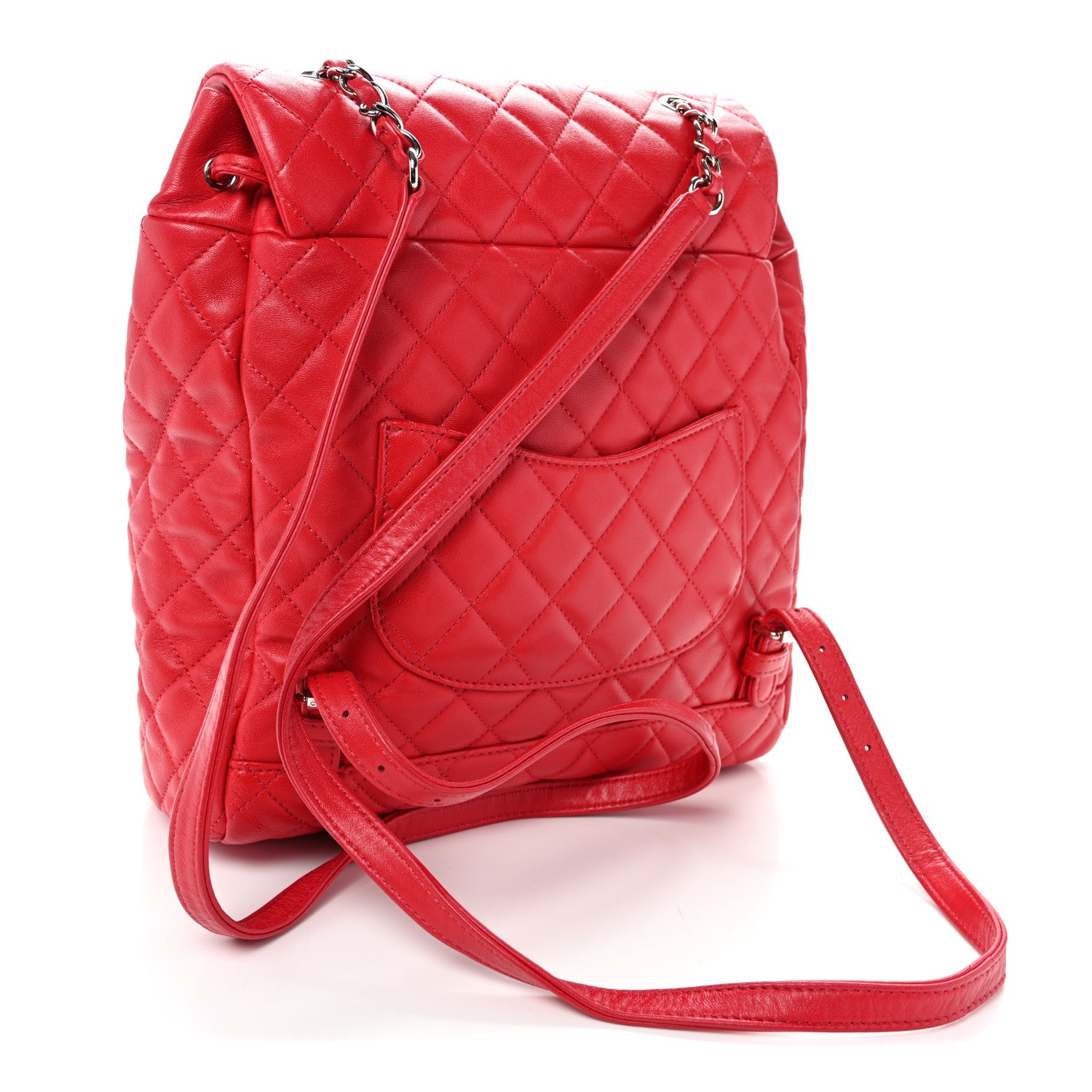 Chanel Lambskin Quilted Large Urban Spirit Backpack Red 3 of 10