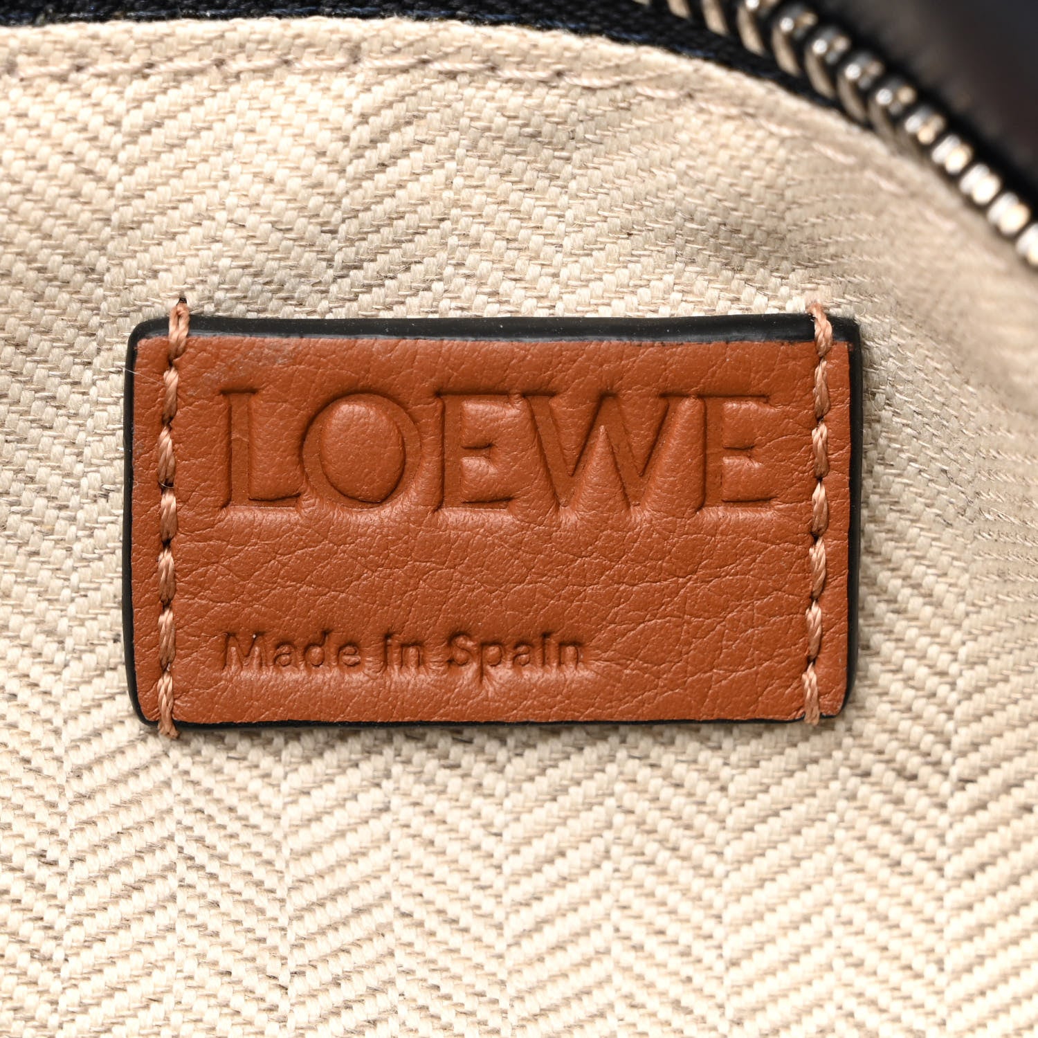 Loewe Calfskin Small Puzzle Bag Deep Blue Soft White 6 of 9