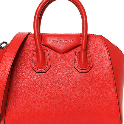 Givenchy Sugar Goatskin Mini Antigona Red 8 of 10
