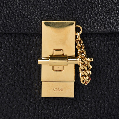 Chloe Grained Lambskin Drew Shoulder Bag Black 8 of 10