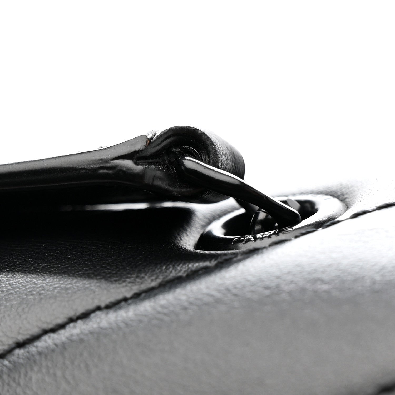 Saint Laurent Calfskin Y Quilted Monogram Monochrome Small Loulou Chain Satchel Black 12 of 13