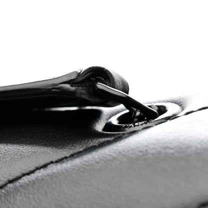 Saint Laurent Calfskin Y Quilted Monogram Monochrome Small Loulou Chain Satchel Black 12 of 13