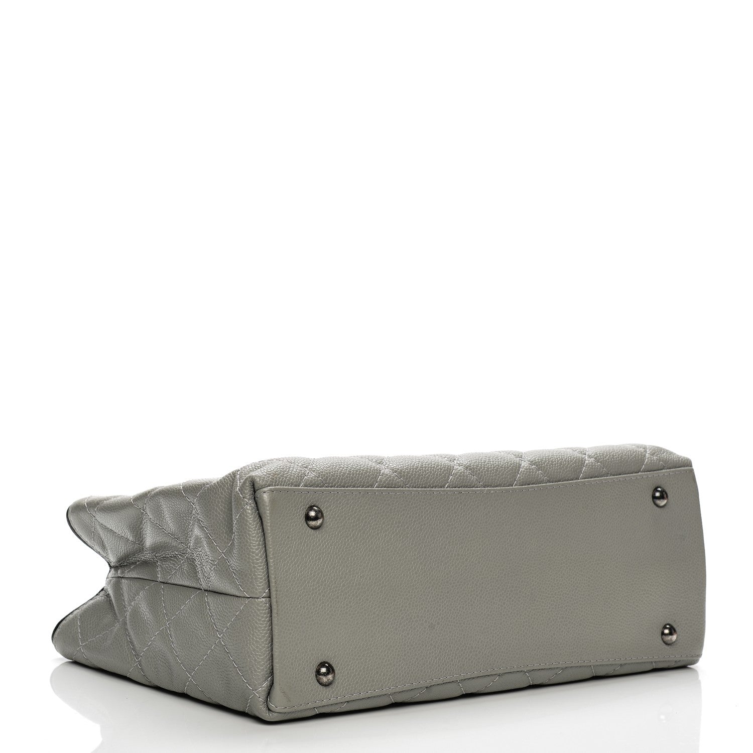 Chanel Caviar Large Be Caviar Tote Grey Black 4 of 8