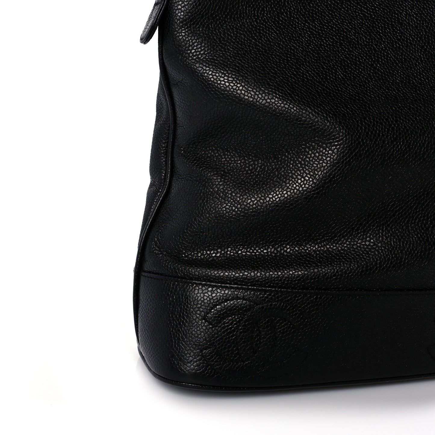Caviar CC Shoulder Bag Black
