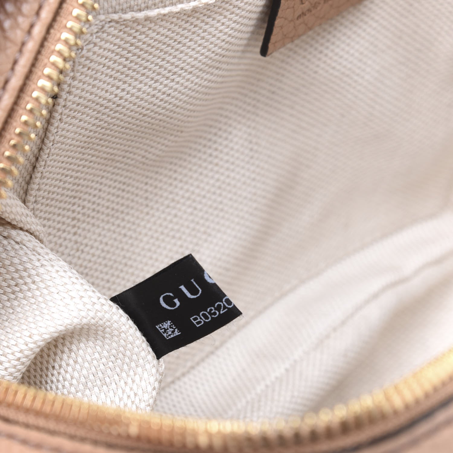Gucci Pebbled Calfskin Small Soho Disco Bag Rose Beige 8 of 9