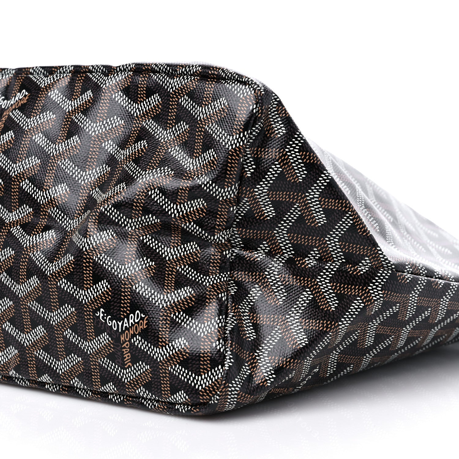 Goyard Goyardine Saint Louis PM Black Gold 9 of 9