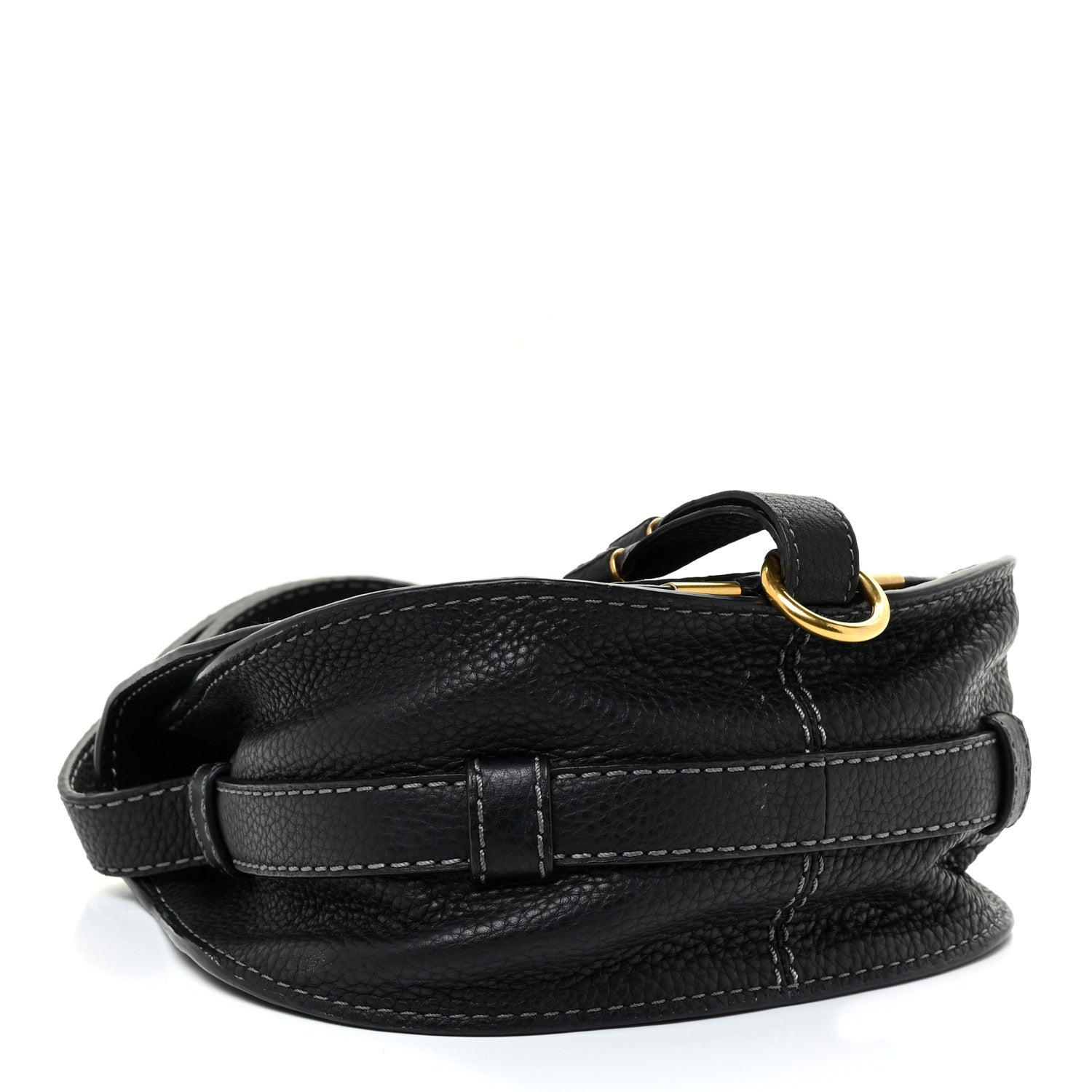 Chloe Calfskin Mini Marcie Round Crossbody Bag Black 4 of 11