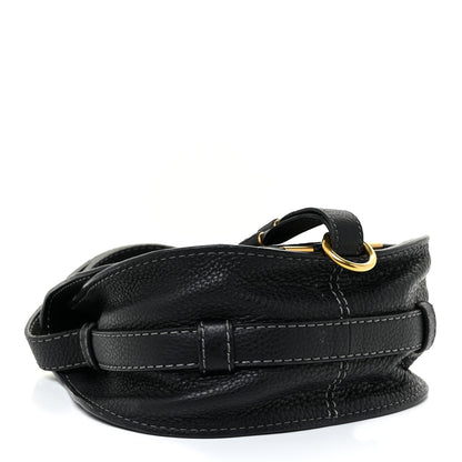 Chloe Calfskin Mini Marcie Round Crossbody Bag Black 4 of 11