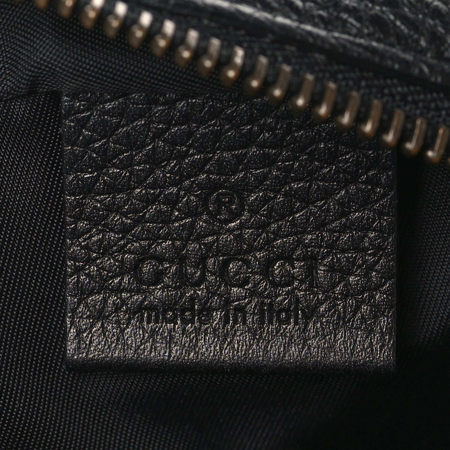 Gucci Pebbled Calfskin Mini Soho Disco Bag Black 6 of 9