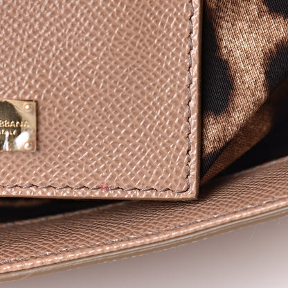 Dolce & Gabbana Dauphine Calfskin Medium Miss Sicily Satchel Tortora Sand 7 of 12