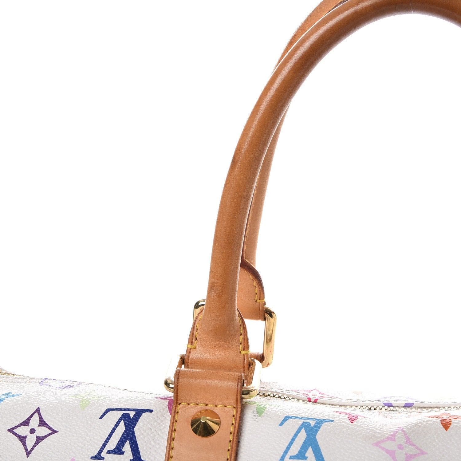 Louis Vuitton Monogram Multicolor Keepall 45 White 18 of 23