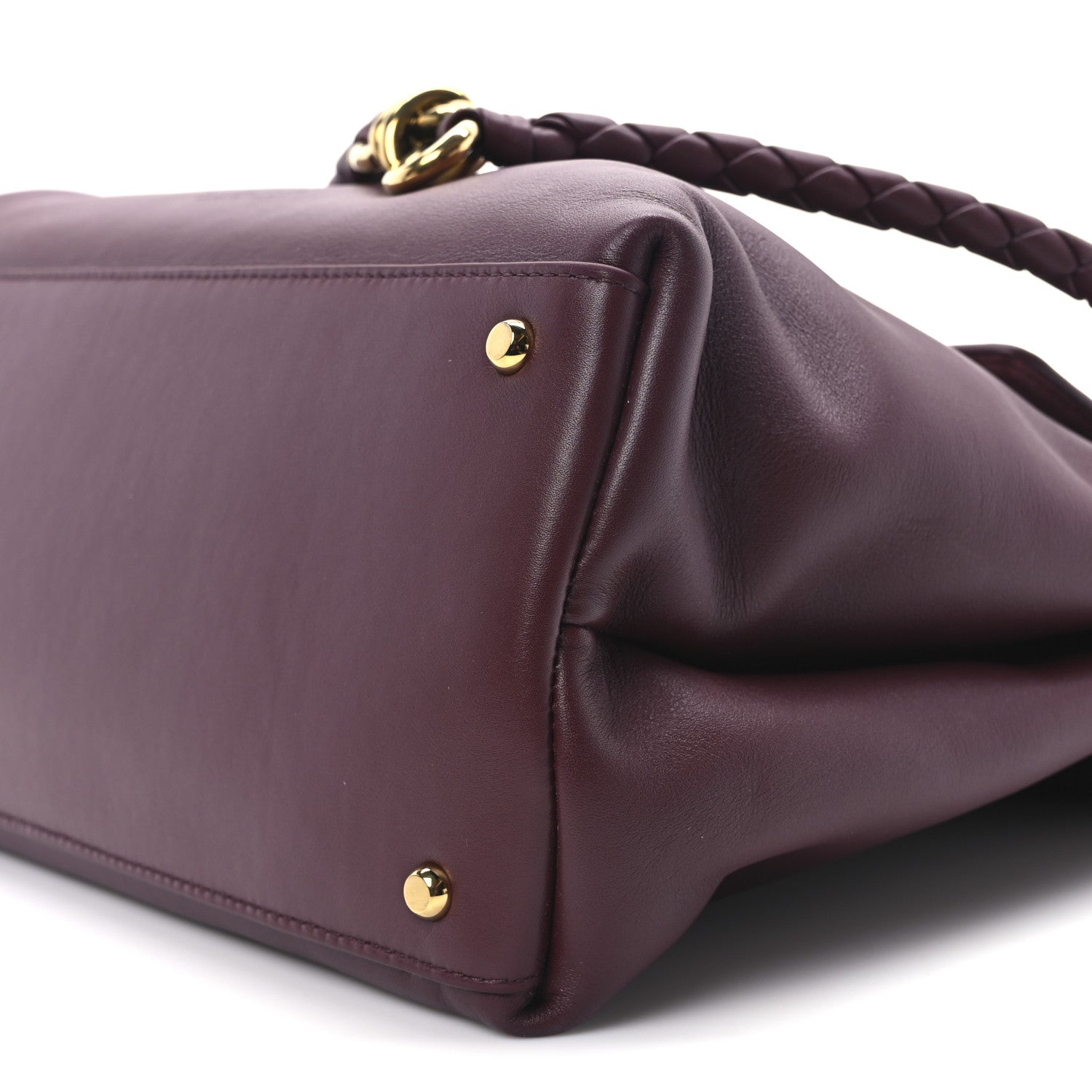 Bottega Veneta Silky Calfskin Medium Ciao Ciao Barolo 10 of 10