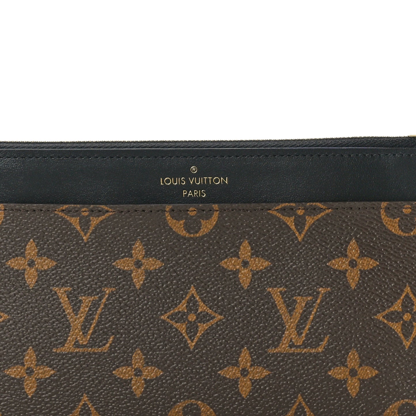 Monogram Slim Purse Black