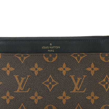 Louis Vuitton Monogram Slim Purse Black 7 of 8