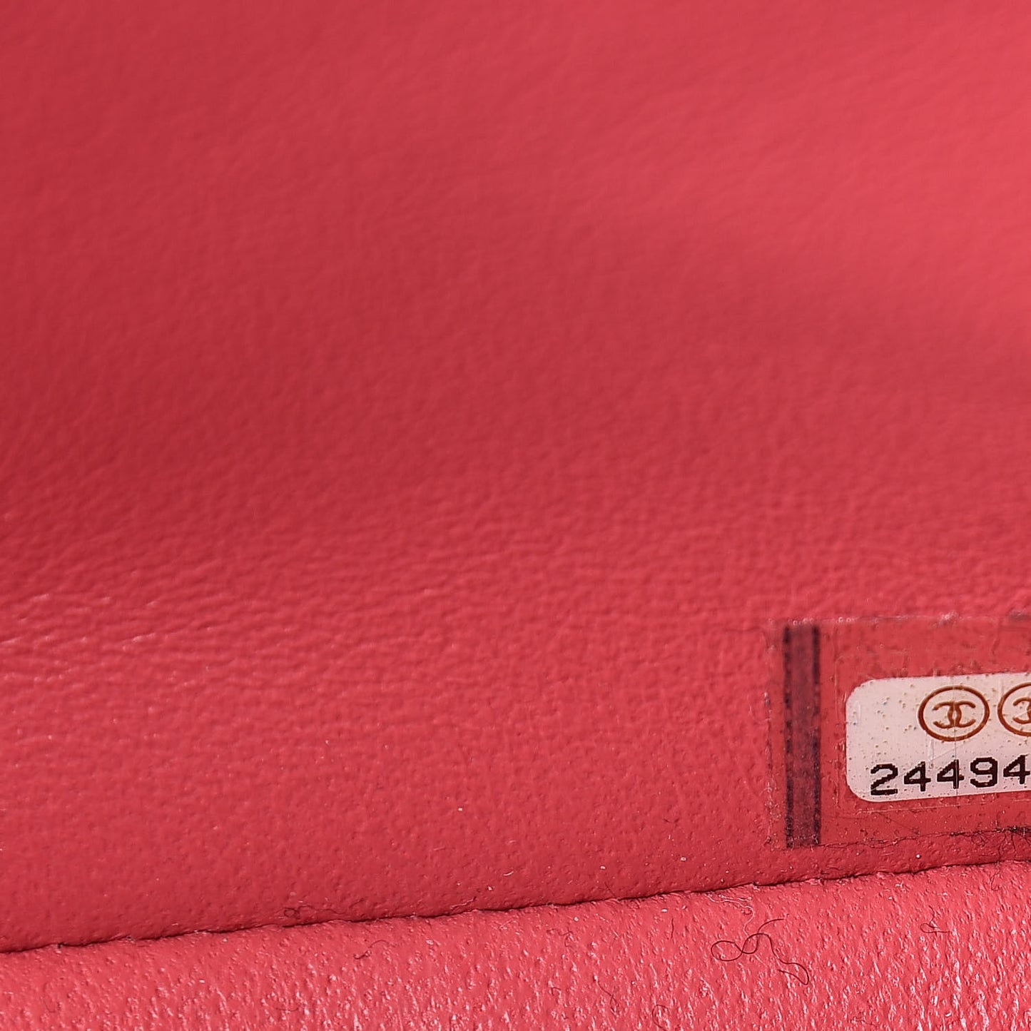Lambskin Chevron Quilted Mini Rectangular Flap Pink