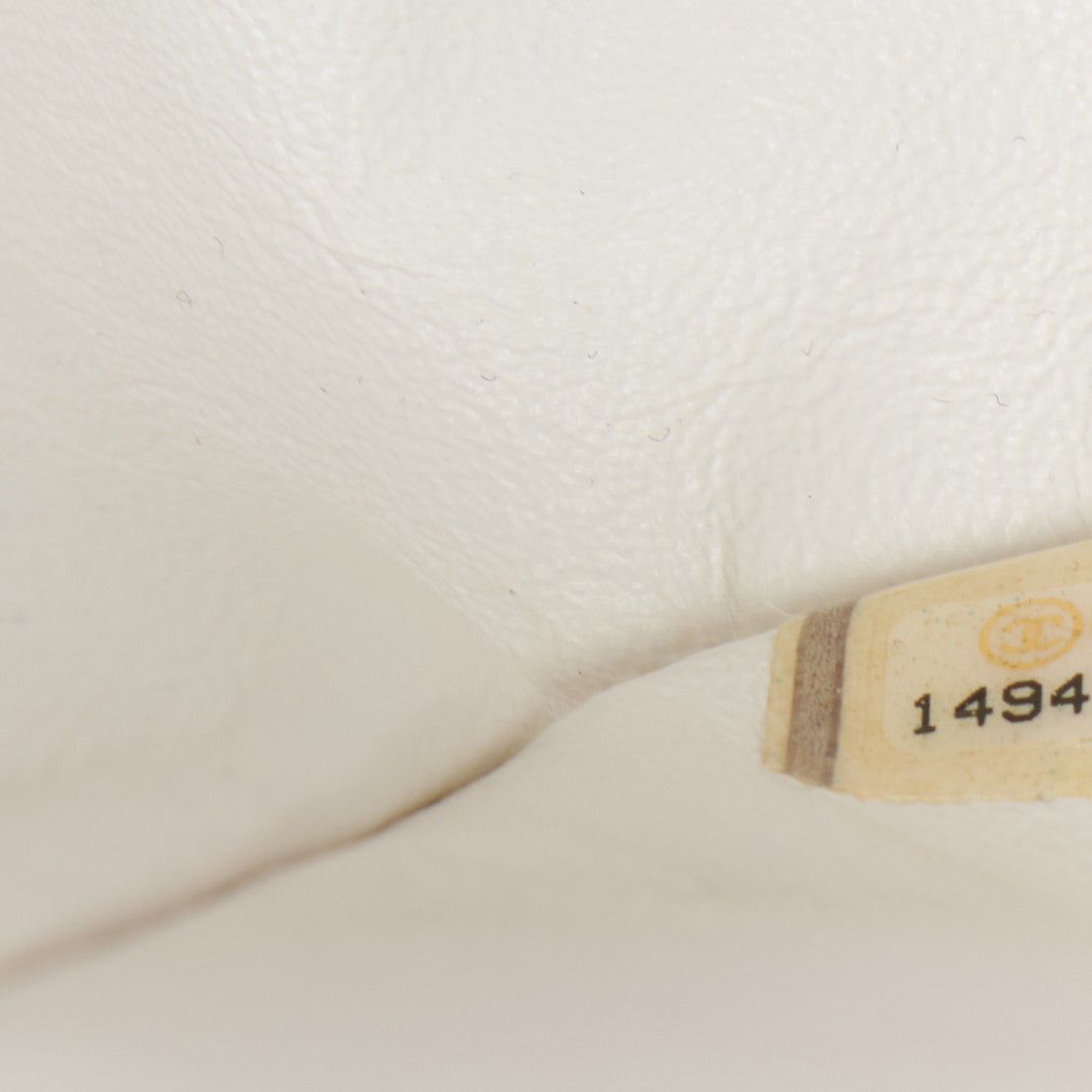 Chanel Caviar Quilted Jumbo Double Flap White 9 of 10