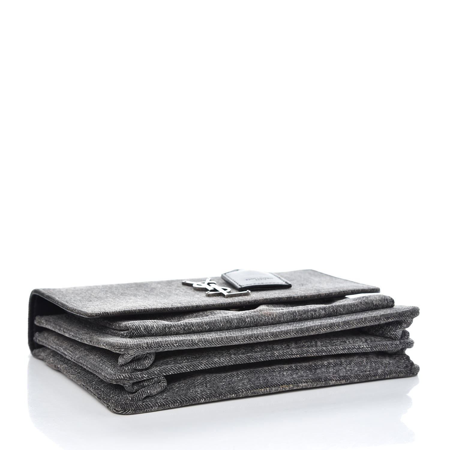 Saint Laurent Denim Medium Monogram Sunset Black 4 of 7