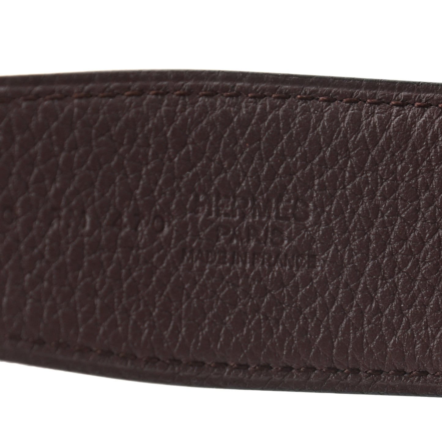 Box Togo 32mm Belt Strap 95 Black Chocolate