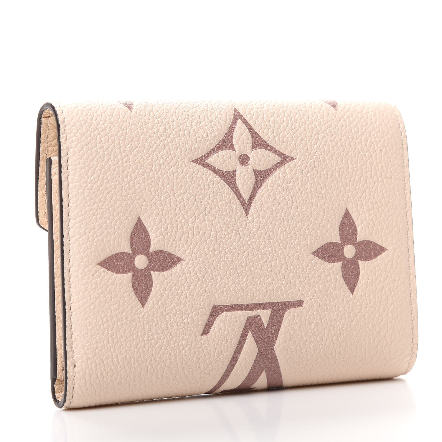 Louis Vuitton Empreinte Monogram Giant Victorine Wallet Creme Bois De Rose 3 of 7