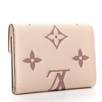 Louis Vuitton Empreinte Monogram Giant Victorine Wallet Creme Bois De Rose 3 of 7