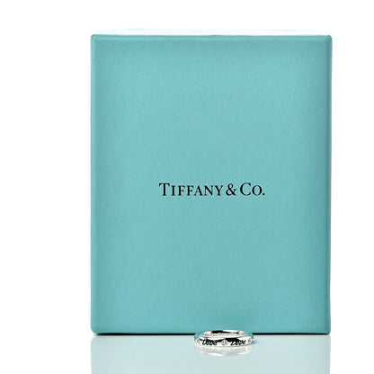 Tiffany Sterling Silver Enamel Diamond Paloma Picasso Love Band Ring 49 5 6 of 6