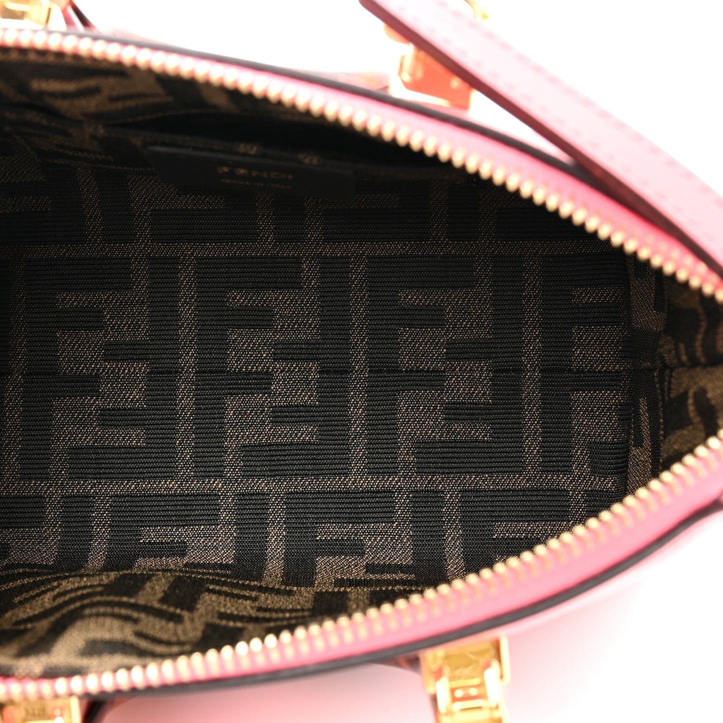 Vitello King Plexiglass Logo Embossed Mini By The Way Top Handle Boston Bag Pink Dalia