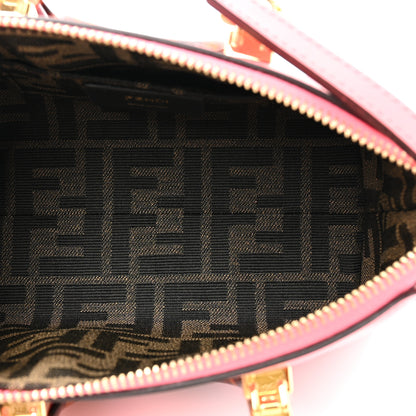 Fendi Vitello King Plexiglass Logo Embossed Mini By The Way Top Handle Boston Bag Pink Dalia 5 of 10