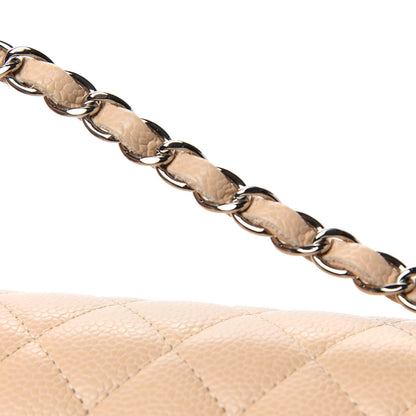 Chanel Caviar Quilted Small Double Flap Beige 9 of 13