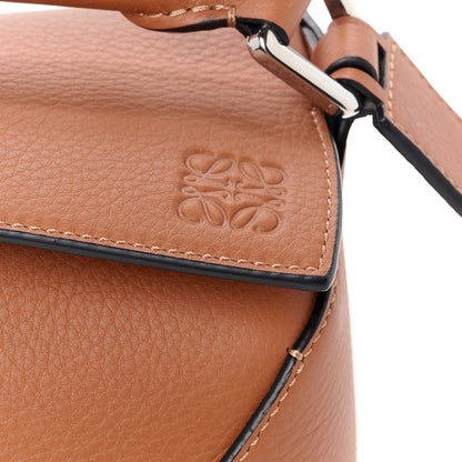 Loewe Calfskin Small Puzzle Edge Bag Tan 7 of 10
