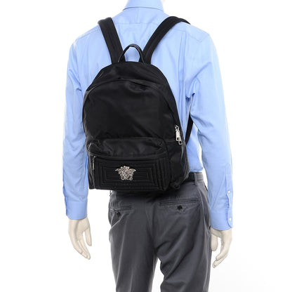 Versace Nylon Palazzo Medusa Backpack Black 2 of 7