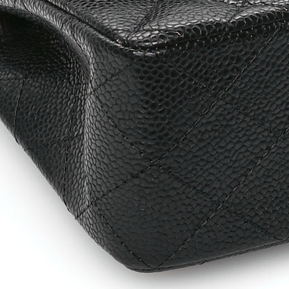 Chanel Caviar Quilted Small Double Flap Black 9 of 10