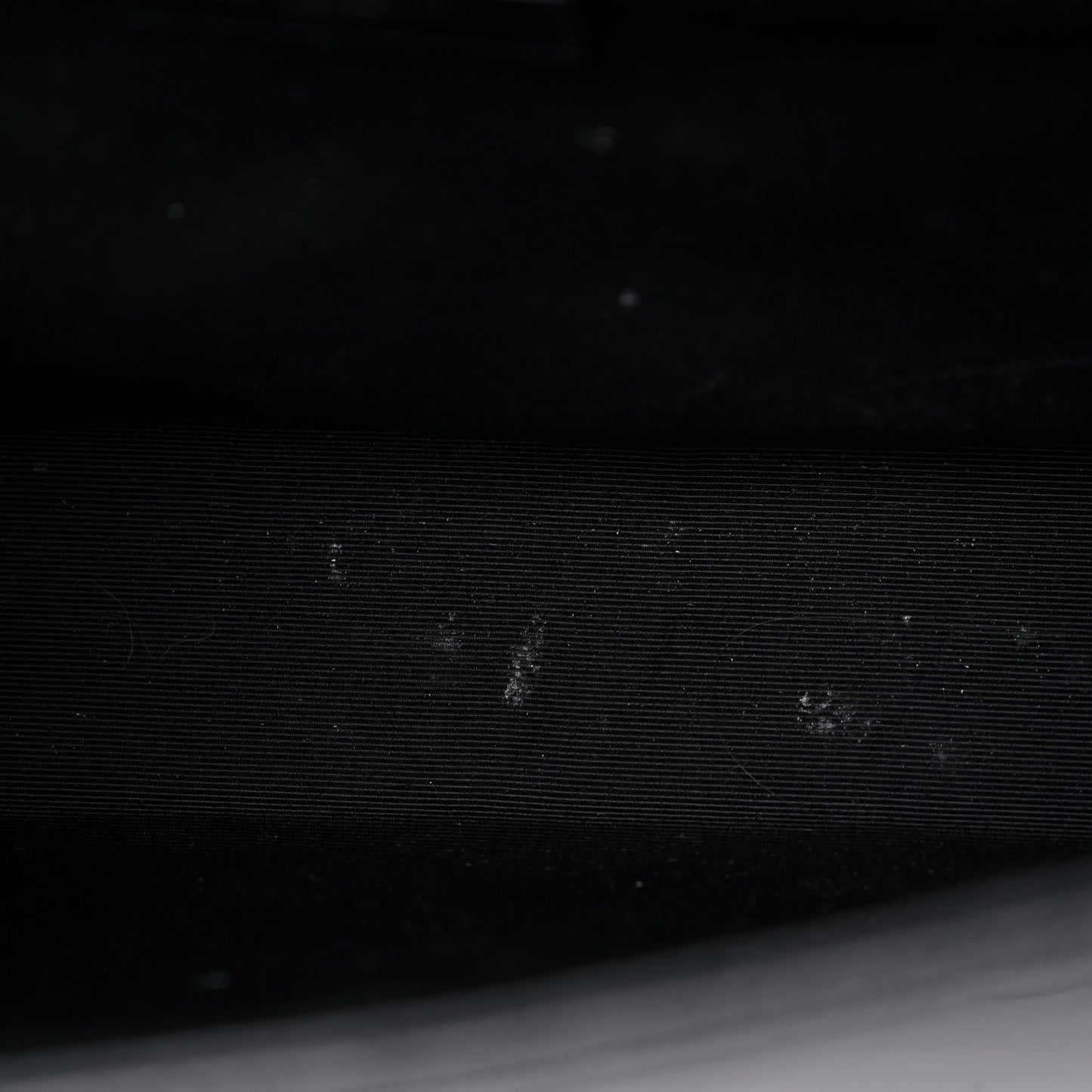 Grain De Poudre Textured Mixed Matelasse Large Triquilt Monogram Satchel Black