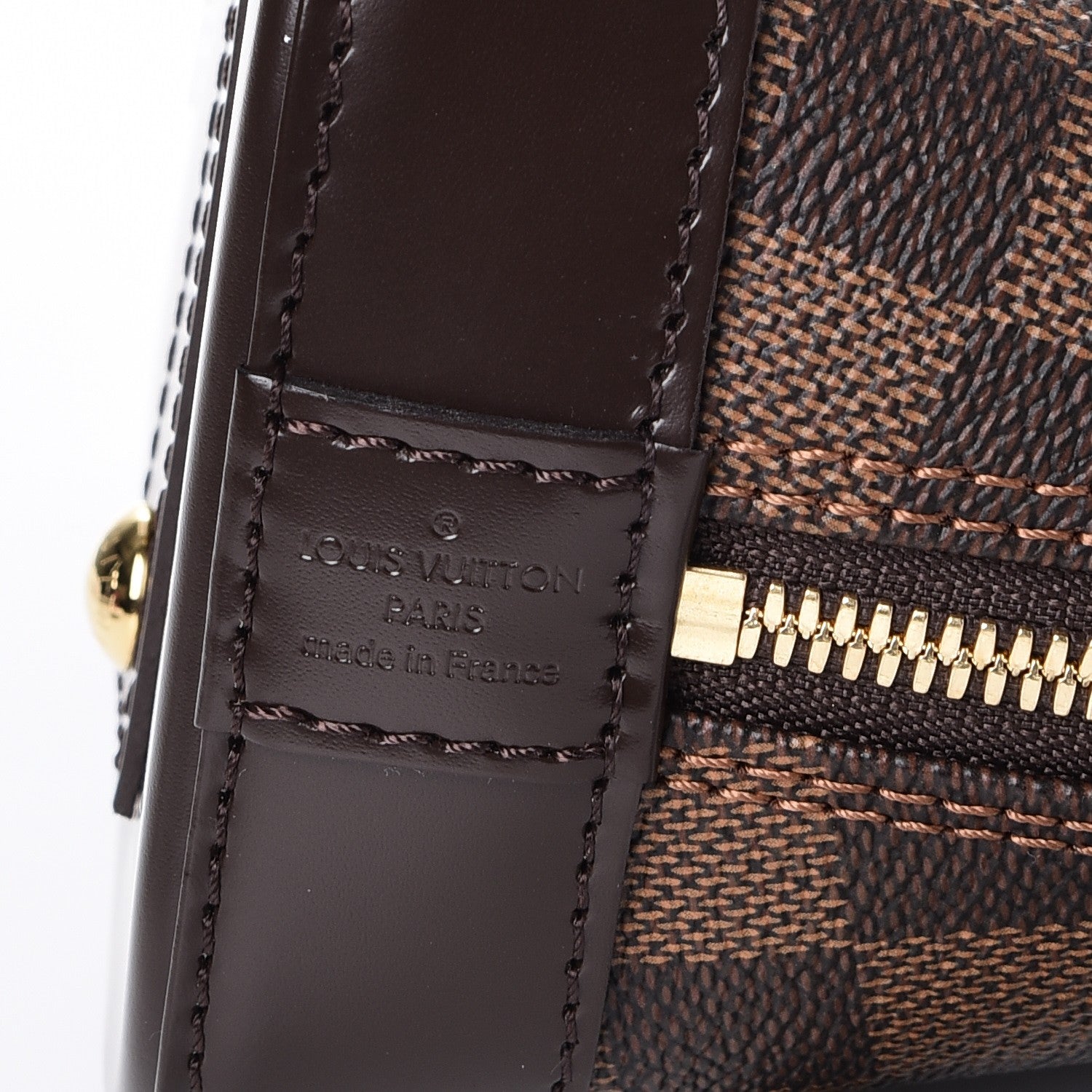 Louis Vuitton Damier Ebene Alma BB 7 of 9