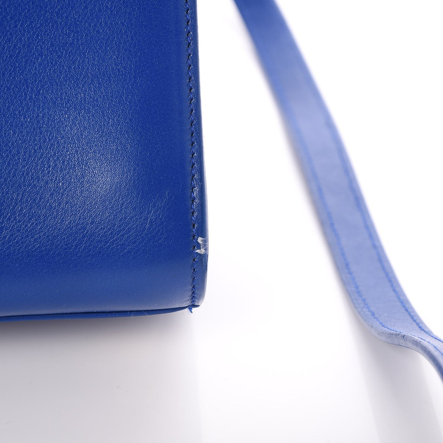 Calfskin Nano Sac De Jour Royal Blue