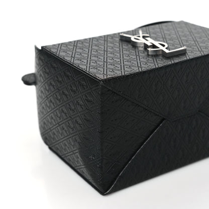 Saint Laurent Calfskin Monogram Take Away Box Black 8 of 9