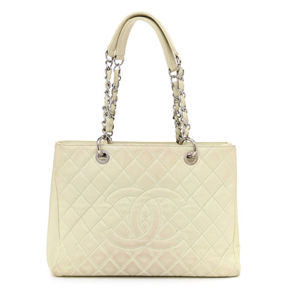 Chanel Caviar Quilted Grand Shopping Tote GST Ecru 1 of 15